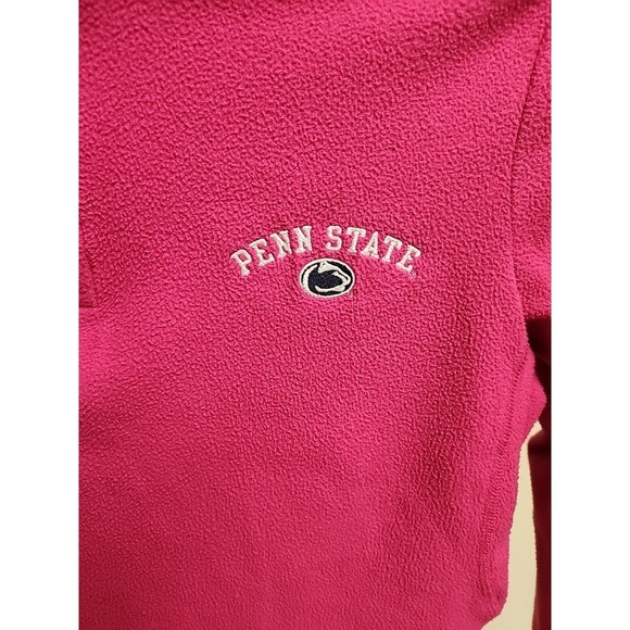 Under Armour Pink Fleece Quater Zip Long Sleeve Women's Size small Penn State - Picture 3 of 9